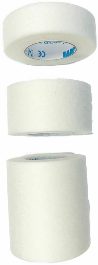 3M Micropore Surgical Tape 1.25cm, 2.5cm or 5cm Secure Dressing to Skin - White