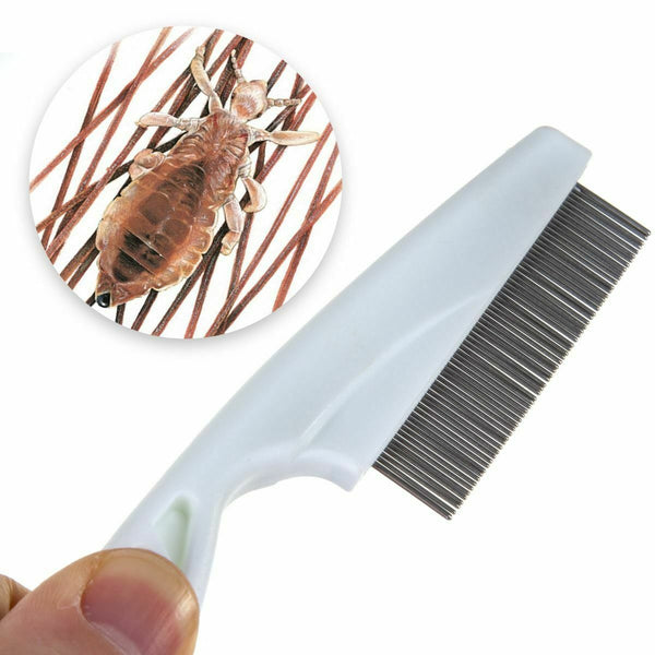 QUALITY EXTRA FINE NIT HAIR COMB Head Lice/Eggs & Larvae Removal Comfort Handle