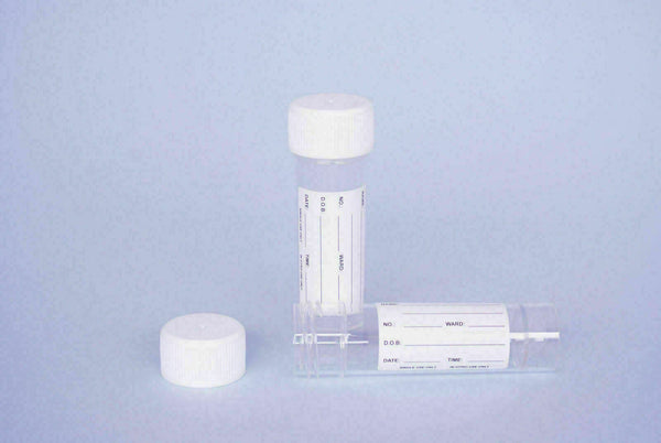 30ml Universal Specimen Container Screw Top Labelled Sample Bottle NHS