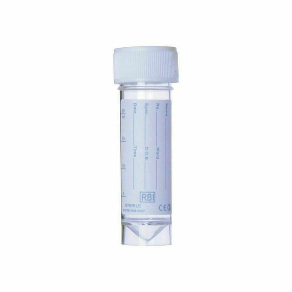 30ml Universal Specimen Container Screw Top Labelled Sample Bottle NHS