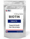 BIOTIN 10,000mcg Max Strength Healthy Hair Skin Nails Growth Vitamins B7 Tablets